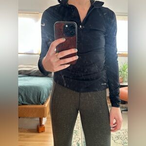 Nike pro black quarter zip